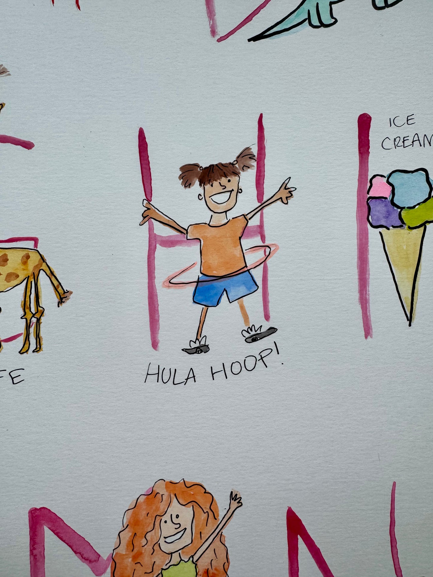 Custom Watercolor Alphabet