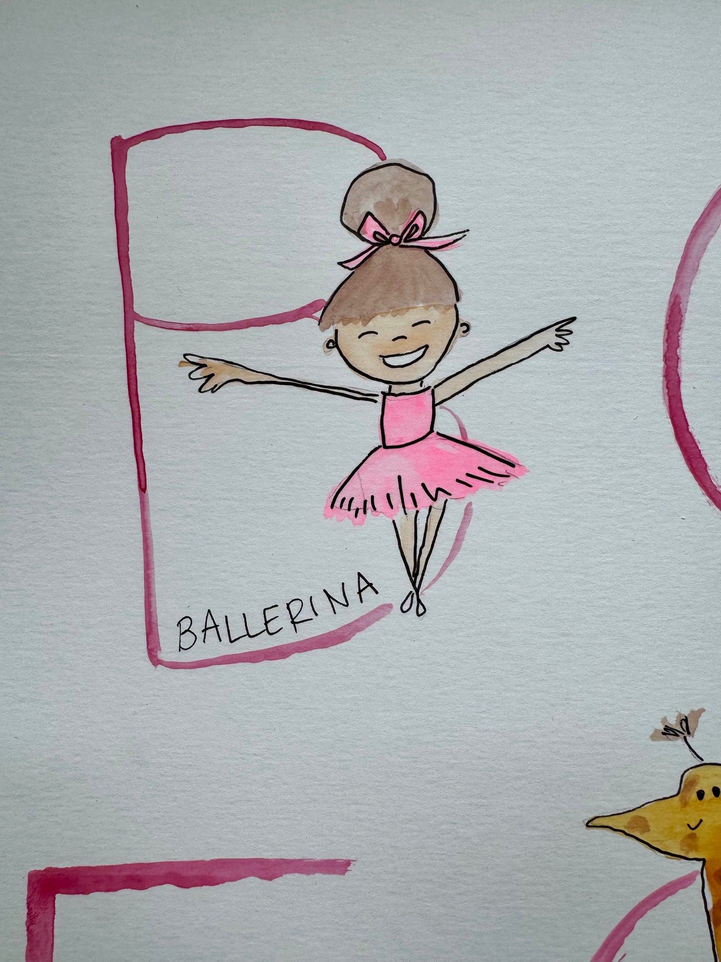 Custom Watercolor Alphabet
